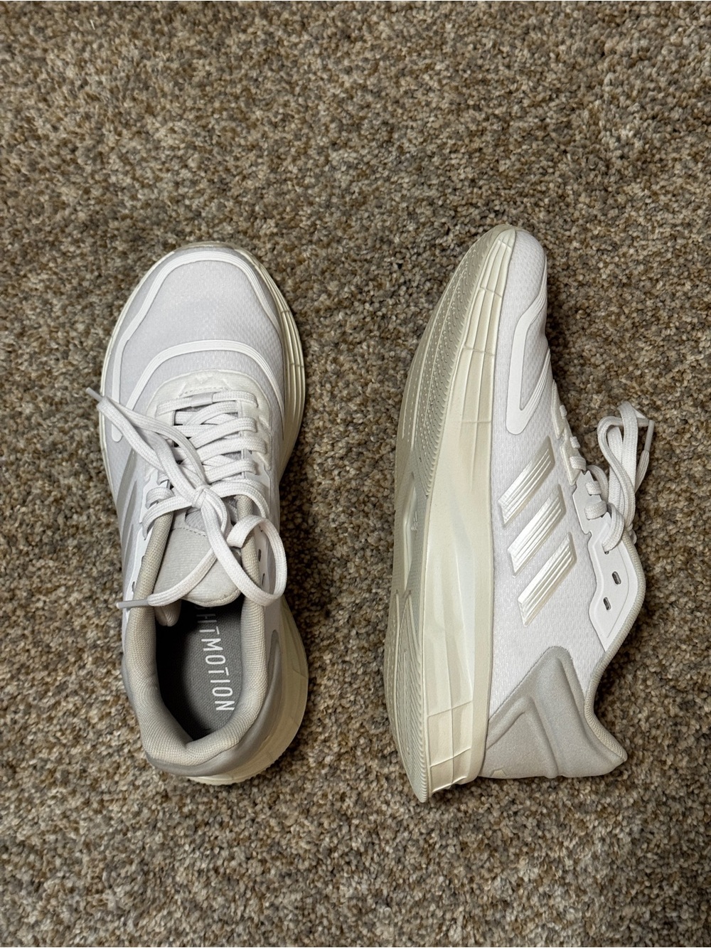 adidas Women's White Cream Light Motion Sneakers
